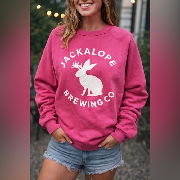 Tops - Jackalope Brewing Co Women’s Sweatshirt Crew Neck Comfort Fit Nashville Tennesse